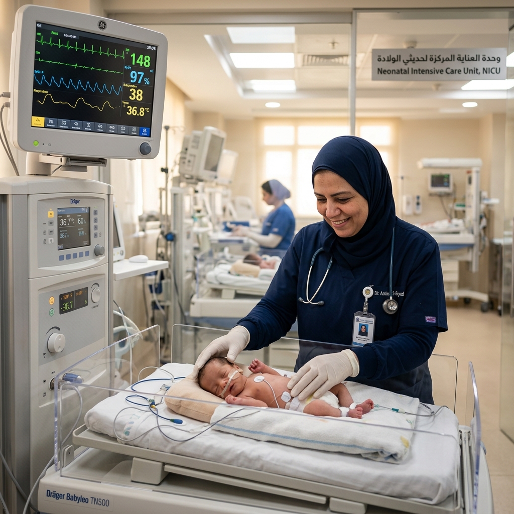 مخاطر تأخر تشخيص حالات حديثي الولادة والخدج (NICU) وعواقبها السريرية والنفسية